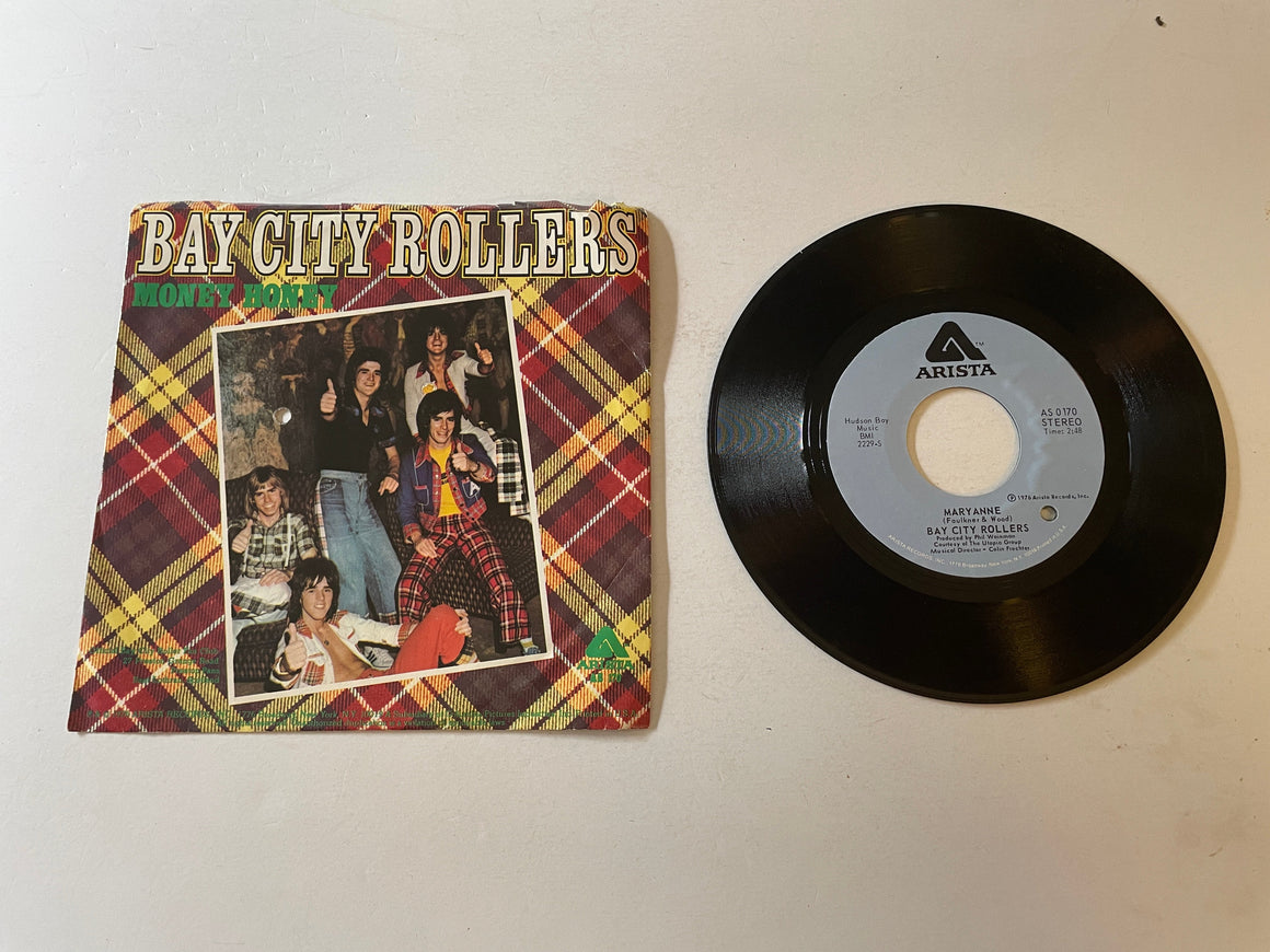 Bay City Rollers Money Honey 7" Vinyl 45RPM VG+\VG