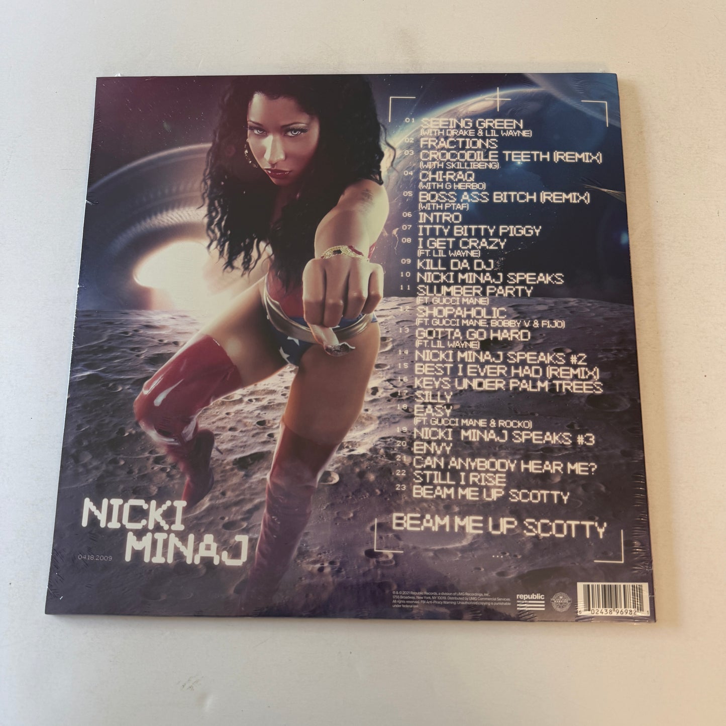 Nicki Minaj Beam Me Up Scotty New Vinyl 2LP M\M