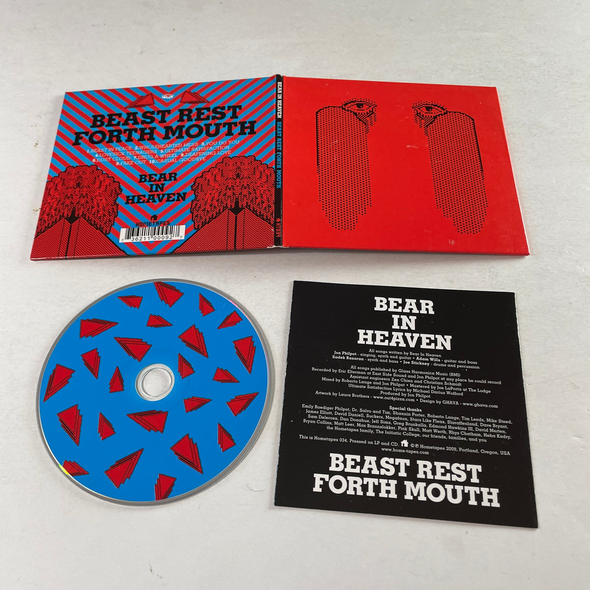 Bear In Heaven Beast Rest Forth Mouth Used CD VG+\VG+