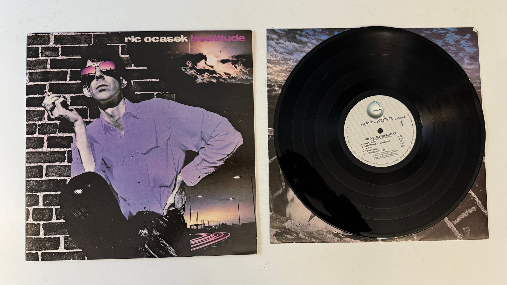 Ric Ocasek Beatitude Used Vinyl LP VG+\VG+