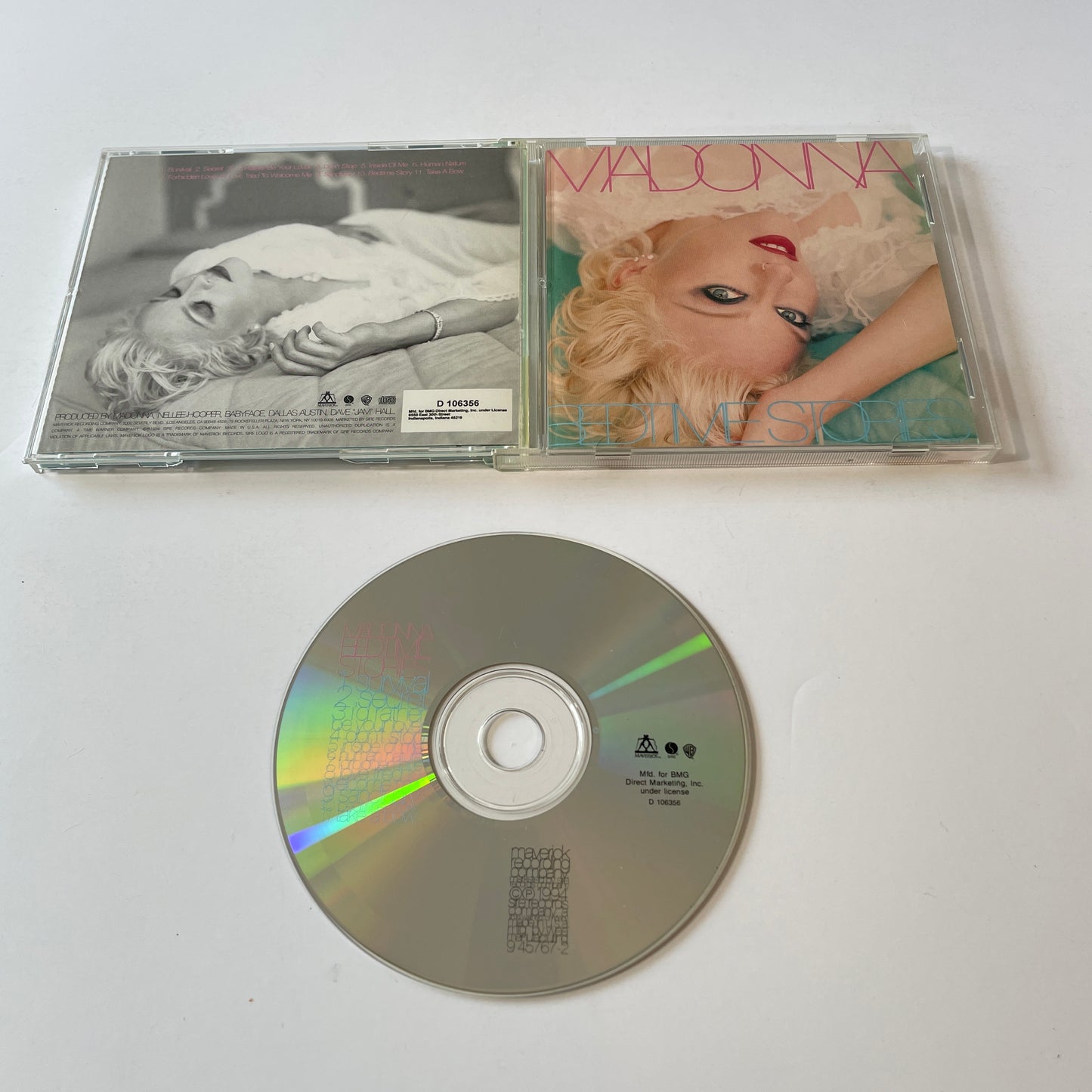 Madonna Bedtime Stories Used CD VG+\VG+