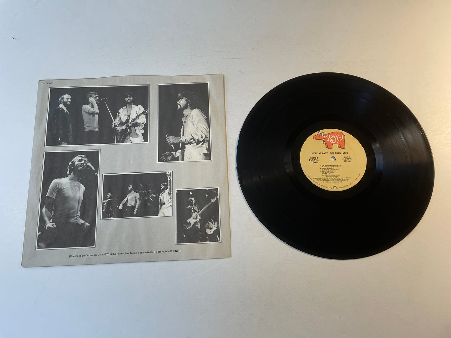 Bee Gees Here At Last...Bee Gees...Live \ Black