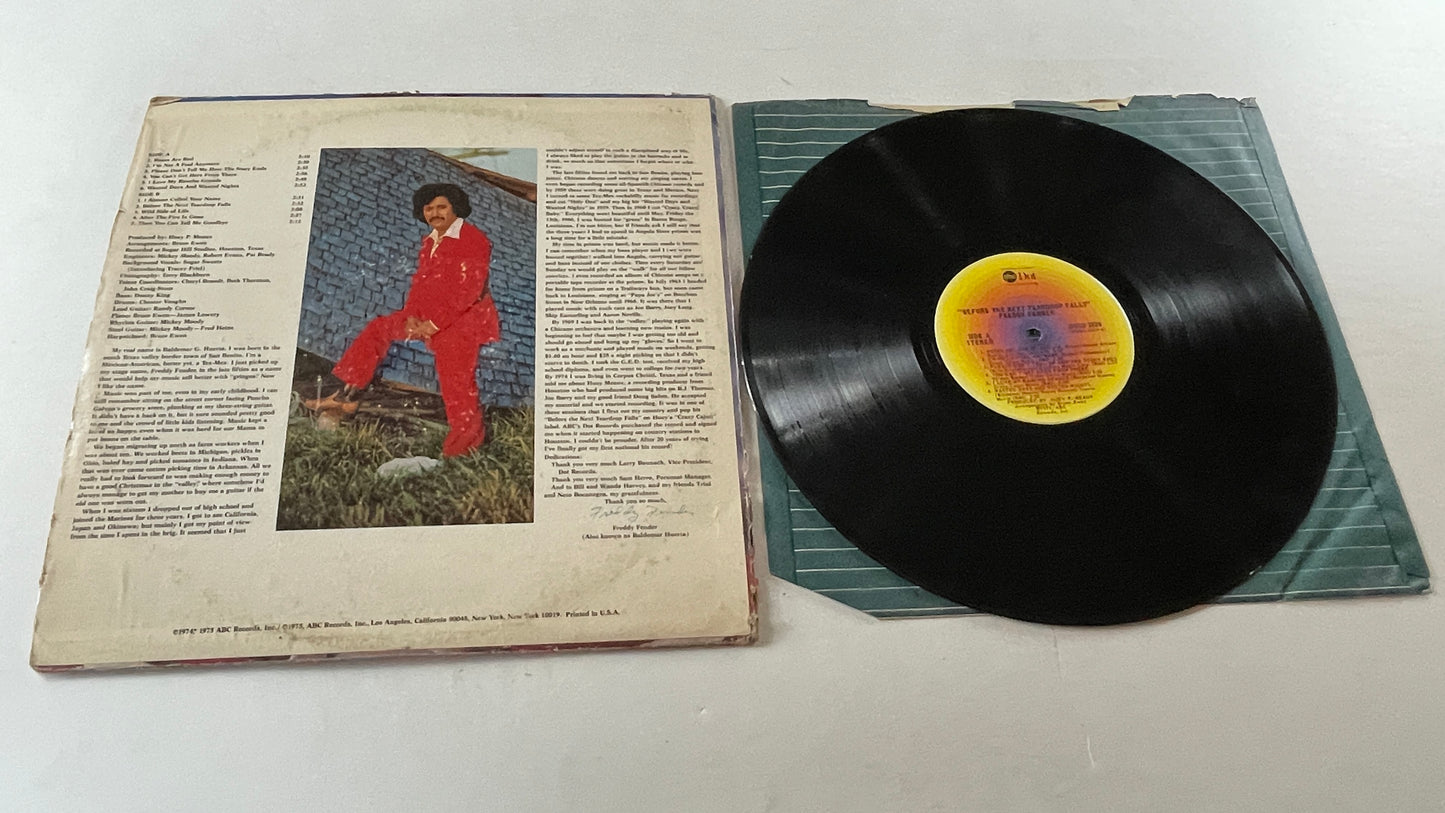 Freddy Fender Before The Next Teardrop Falls Used Vinyl LP VG\G