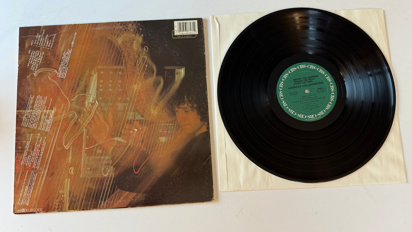 Andreas Vollenweider ... Behind The Gardens - Behind The Wall - Under The Tree ... Used Vinyl LP VG+\VG