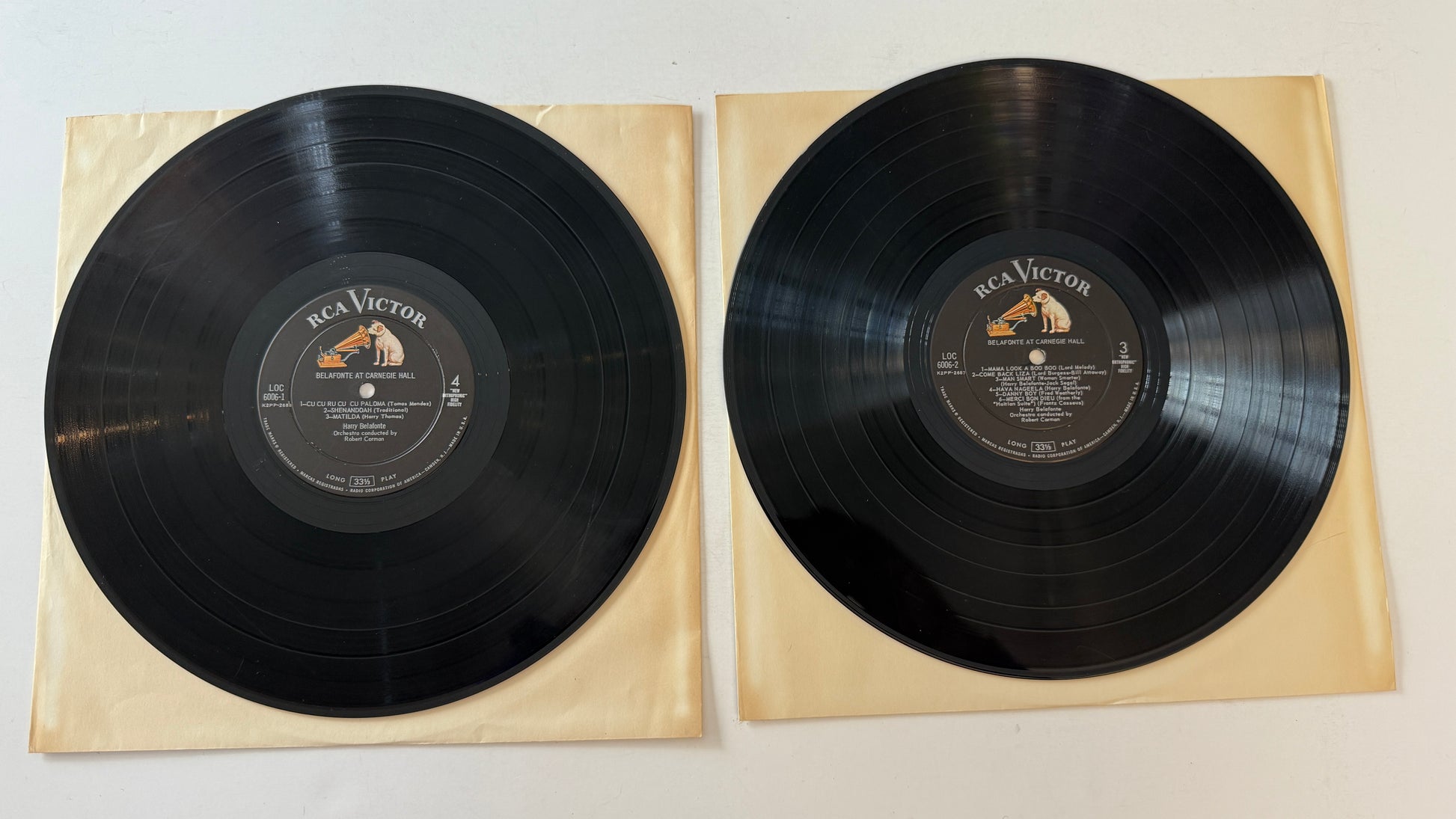 Harry Belafonte Belafonte At Carnegie Hall (The Complete Concert) Used Vinyl 2LP VG+\VG+