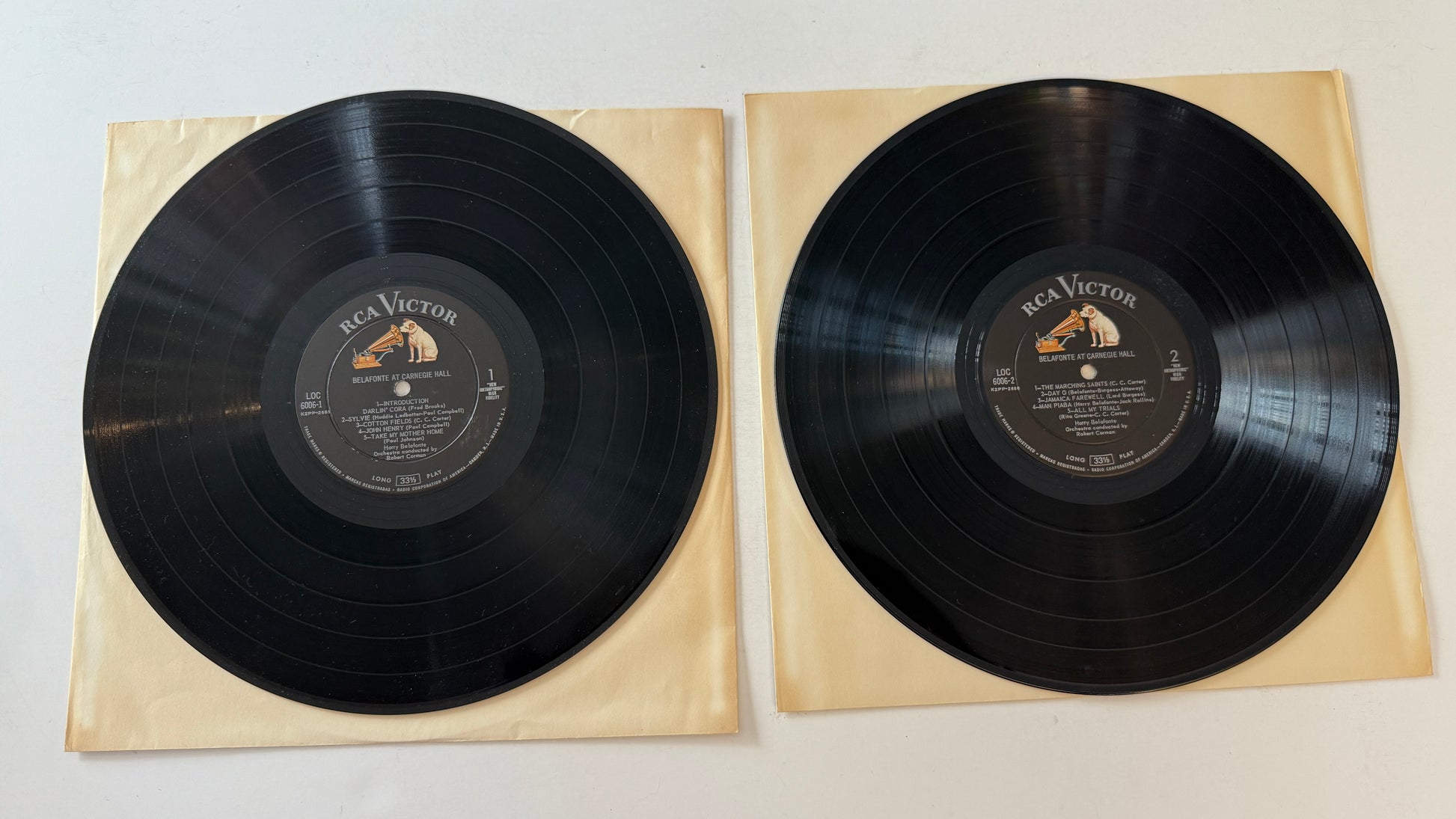 Harry Belafonte Belafonte At Carnegie Hall (The Complete Concert) Used Vinyl 2LP VG+\VG+