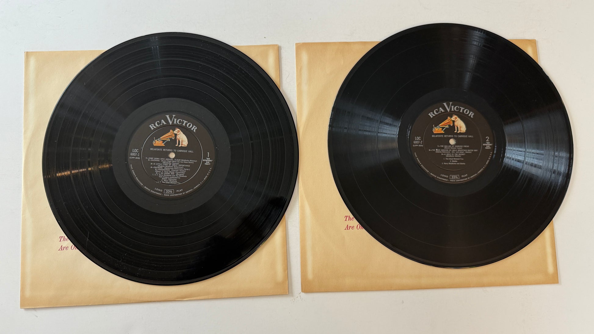 Harry Belafonte Belafonte Returns To Carnegie Hall Used Vinyl 2LP VG+\VG