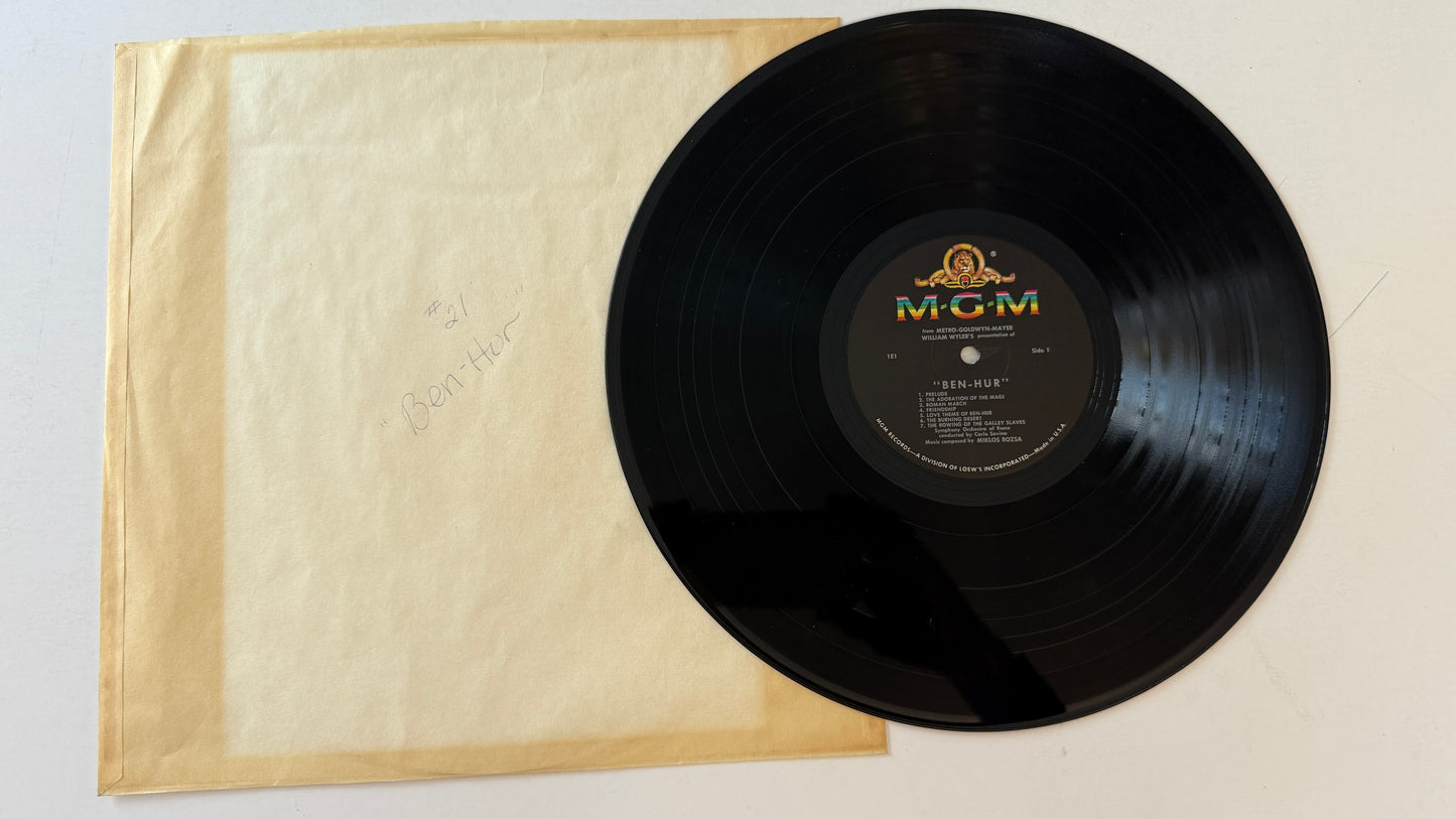 Miklós Rózsa Ben-Hur Used Vinyl Box Set VG+\VG