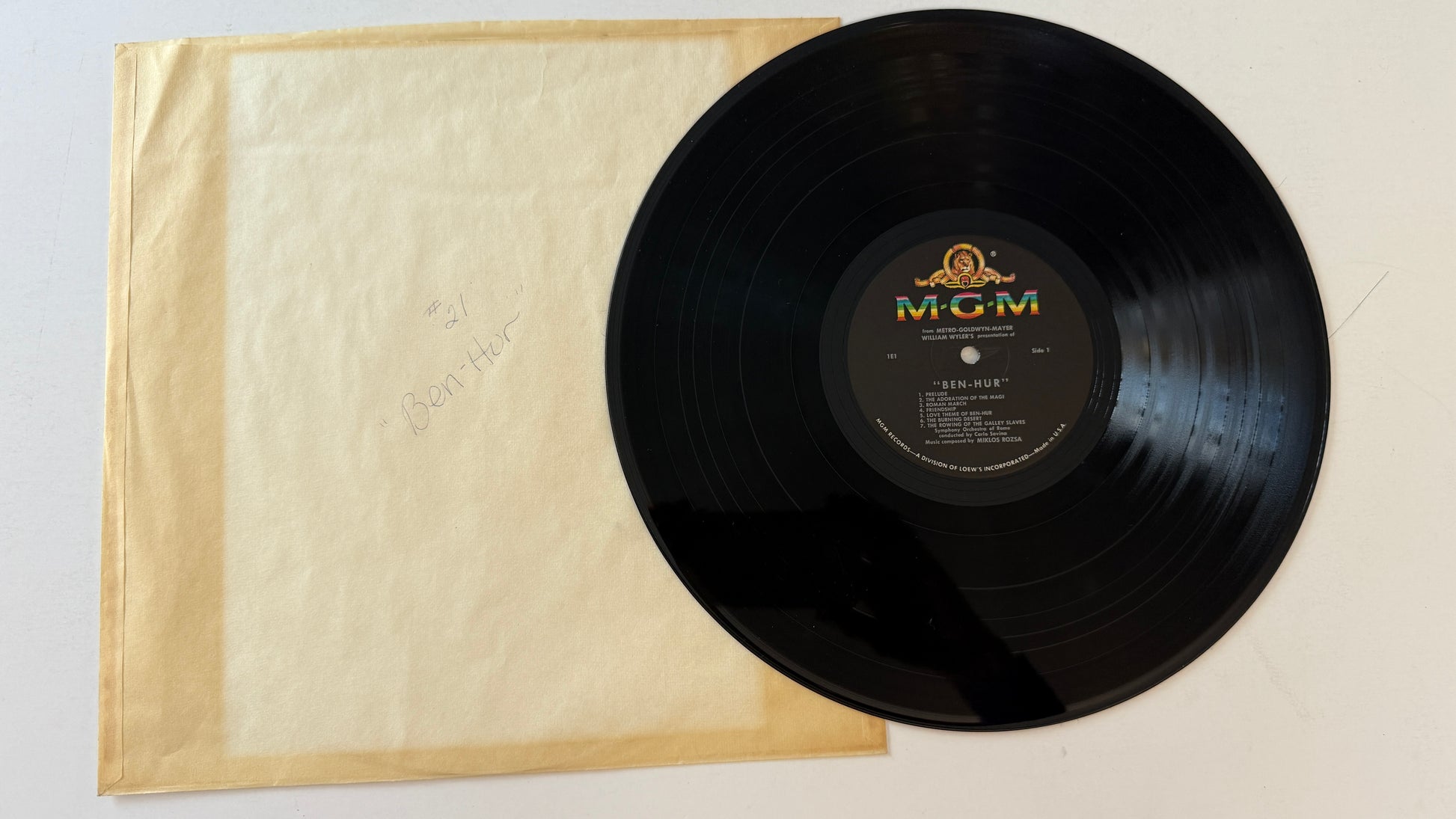 Miklós Rózsa Ben-Hur Used Vinyl Box Set VG+\VG