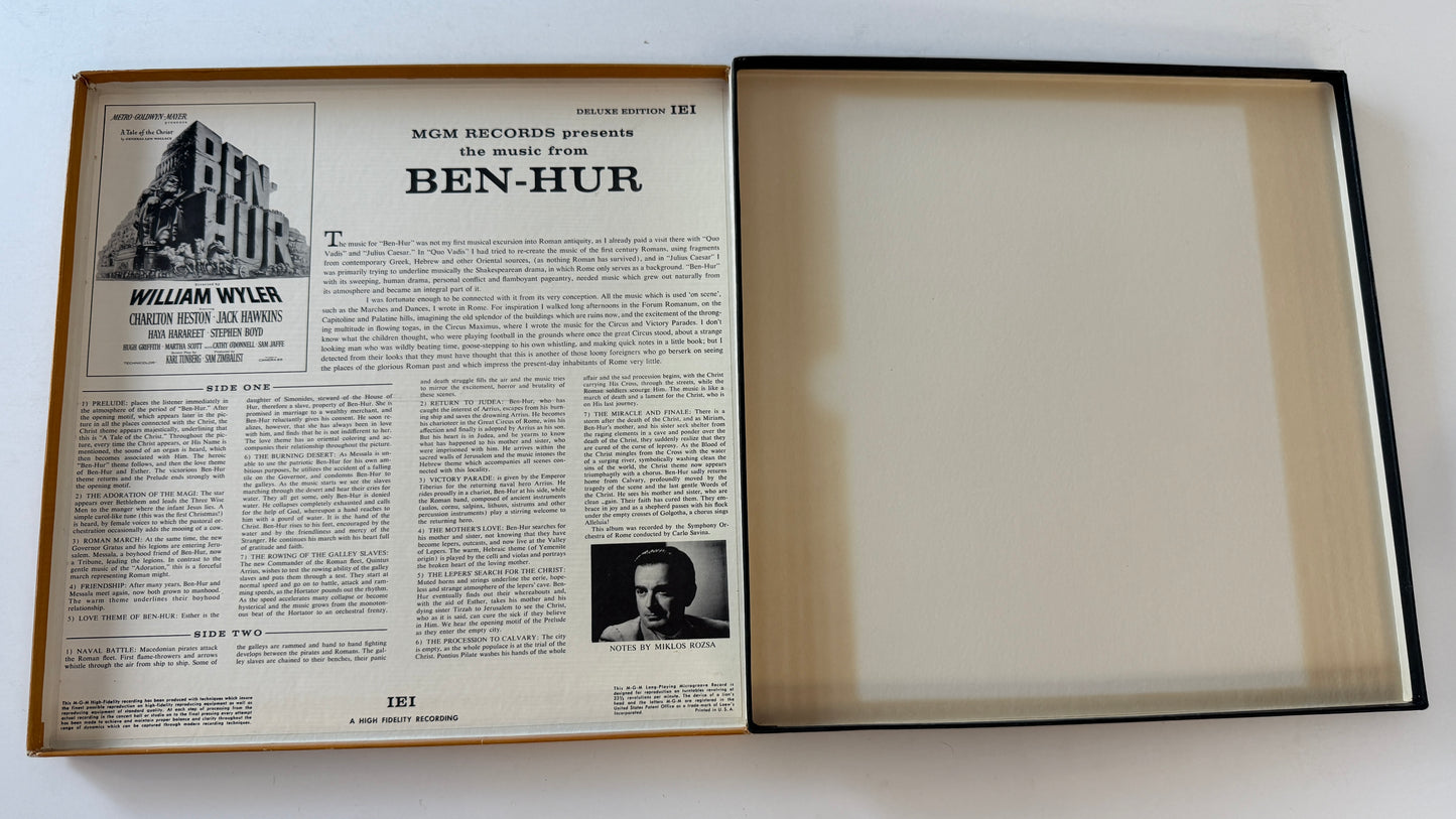Miklós Rózsa Ben-Hur Used Vinyl Box Set VG+\VG