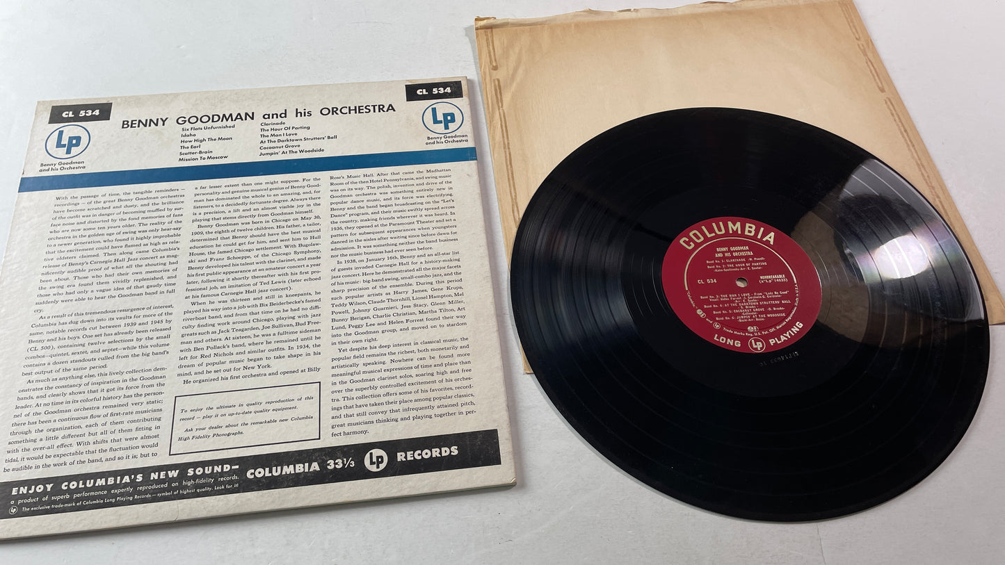 Benny Goodman And His Orchestra Benny Goodman And His Orchestra Used Vinyl LP VG+\VG+