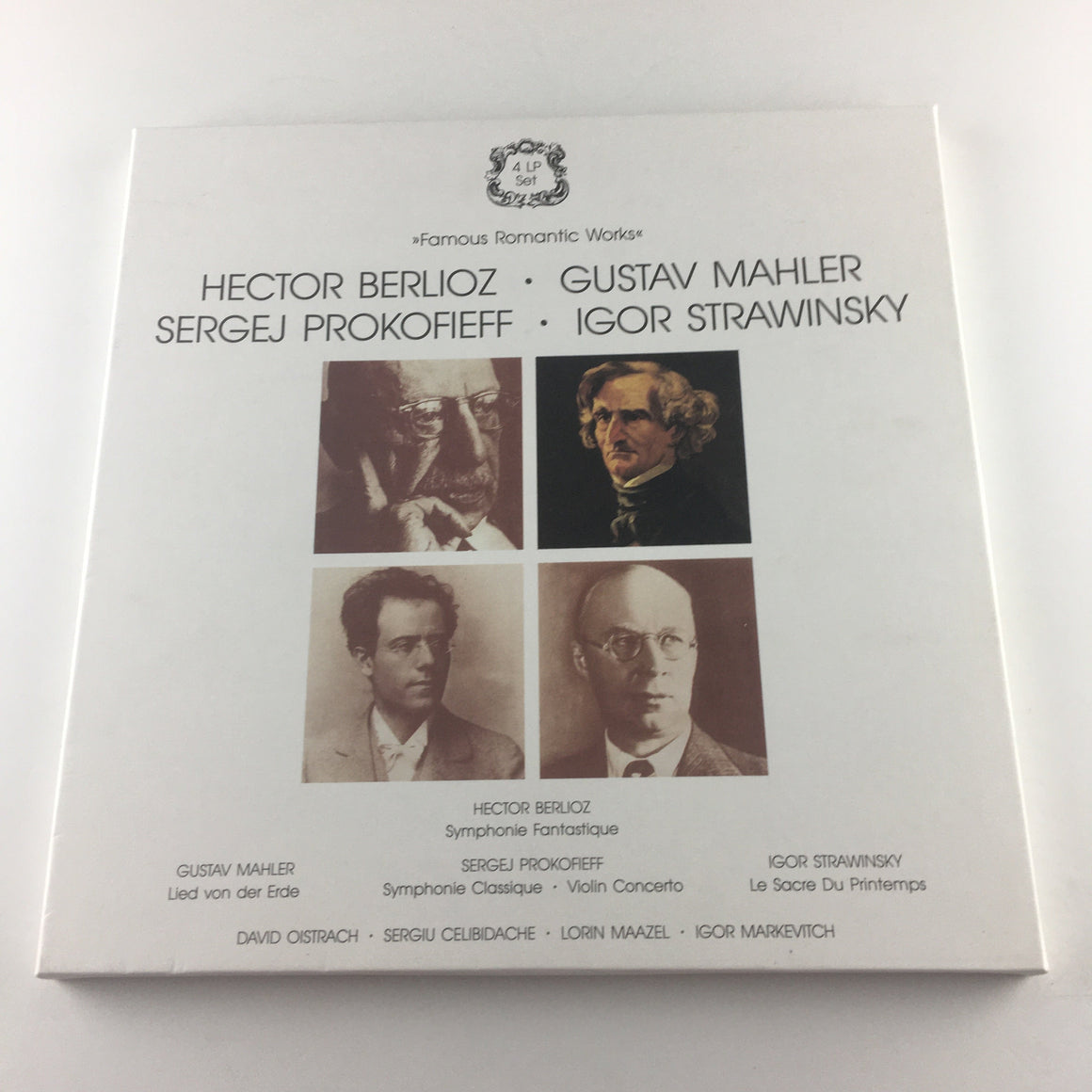 Berlioz Mahler Prokofiev Stravinsky Famous Romantic Works Used Vinyl Box Set NM\VG+