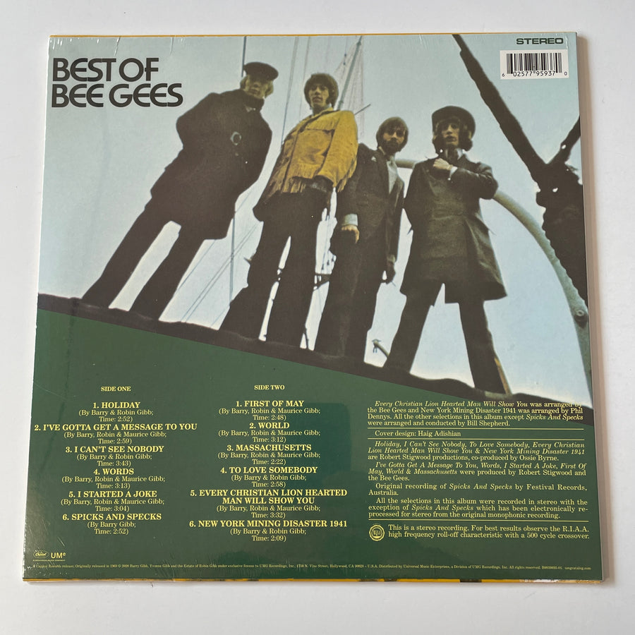 Bee Gees Best Of Bee Gees New Vinyl LP M\M