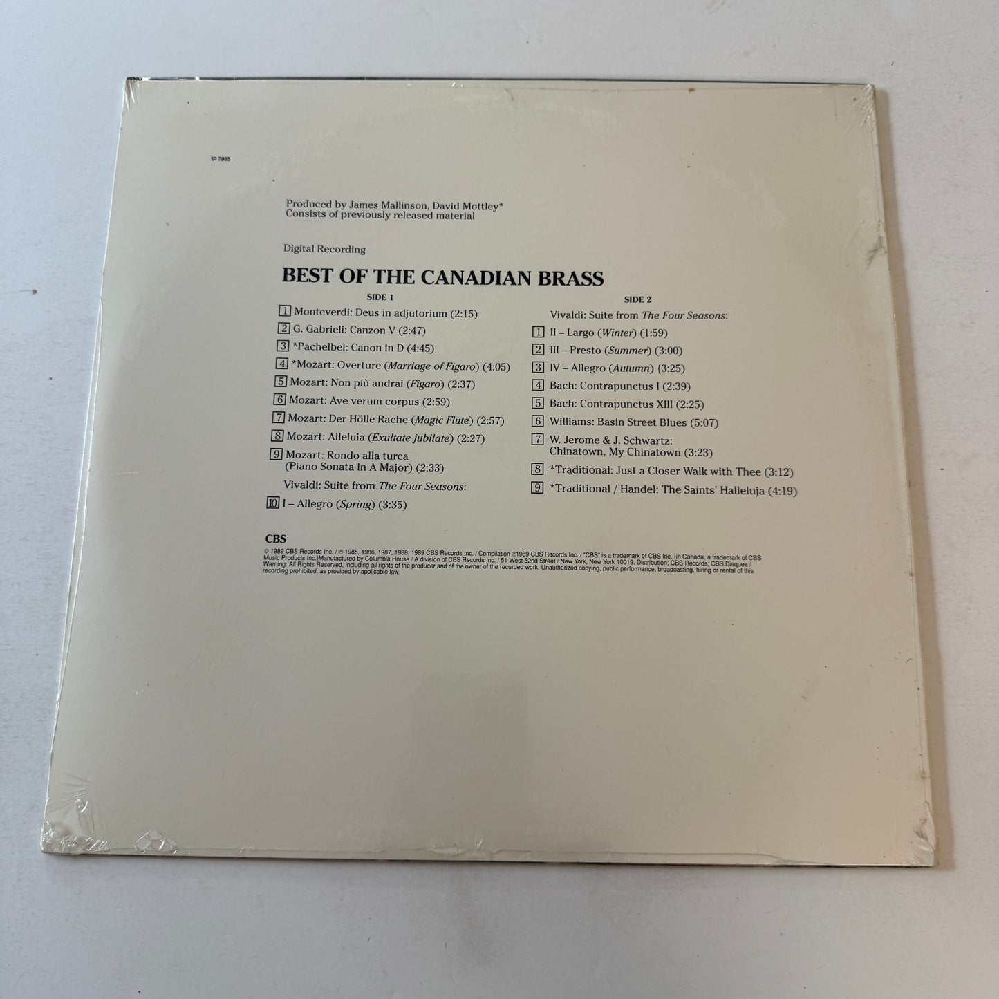 The Canadian Brass Best Of The Canadian Brass Used Vinyl LP M\NM