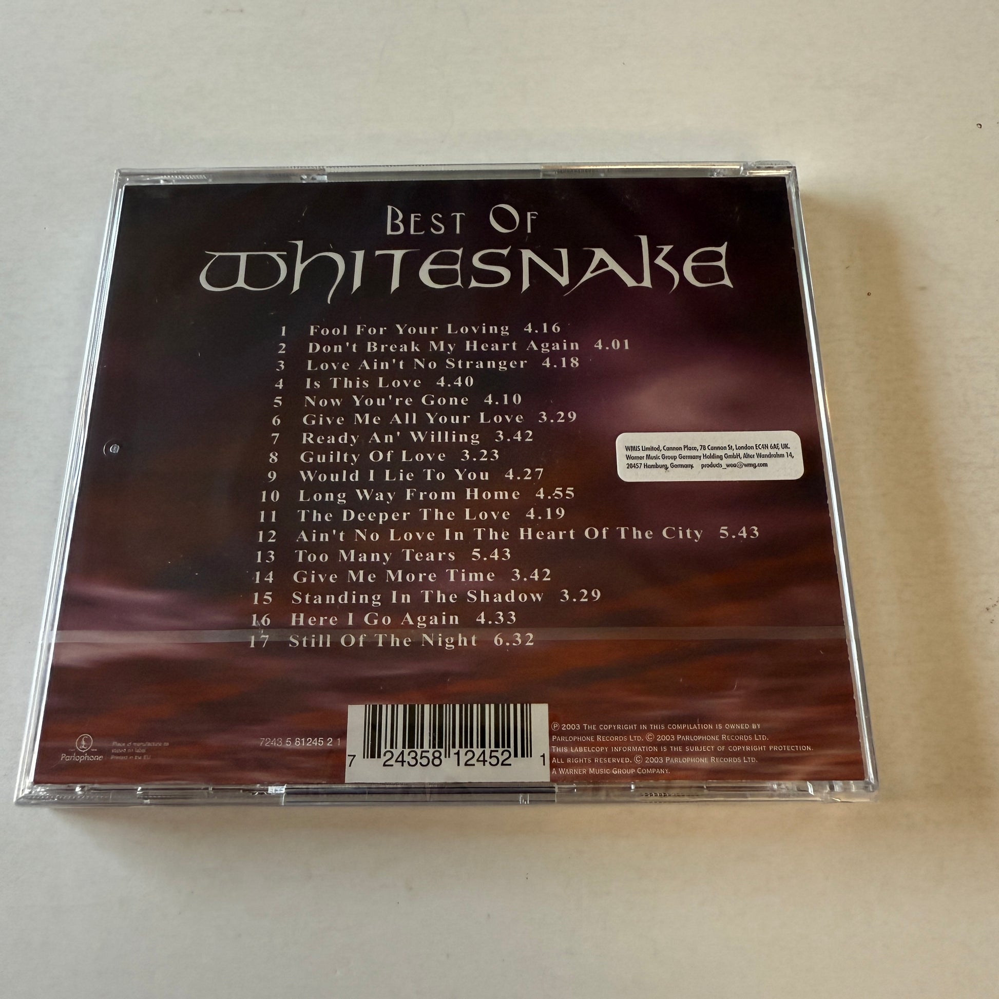 Whitesnake Best Of Whitesnake New Sealed CD M\M