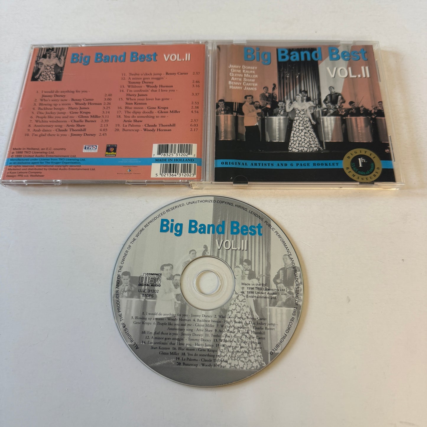 Various Big Band Best Vol.II Used CD VG+\VG+