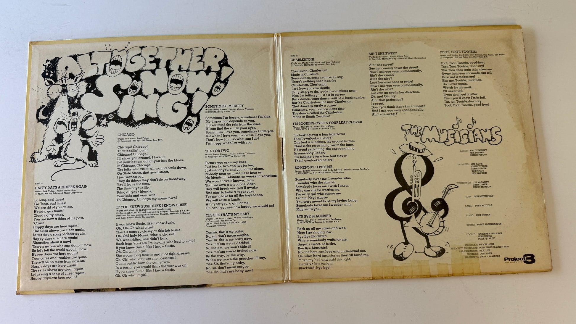 Enoch Light And The Light Brigade Big Hits Of The 20's Used Vinyl LP VG+\G+