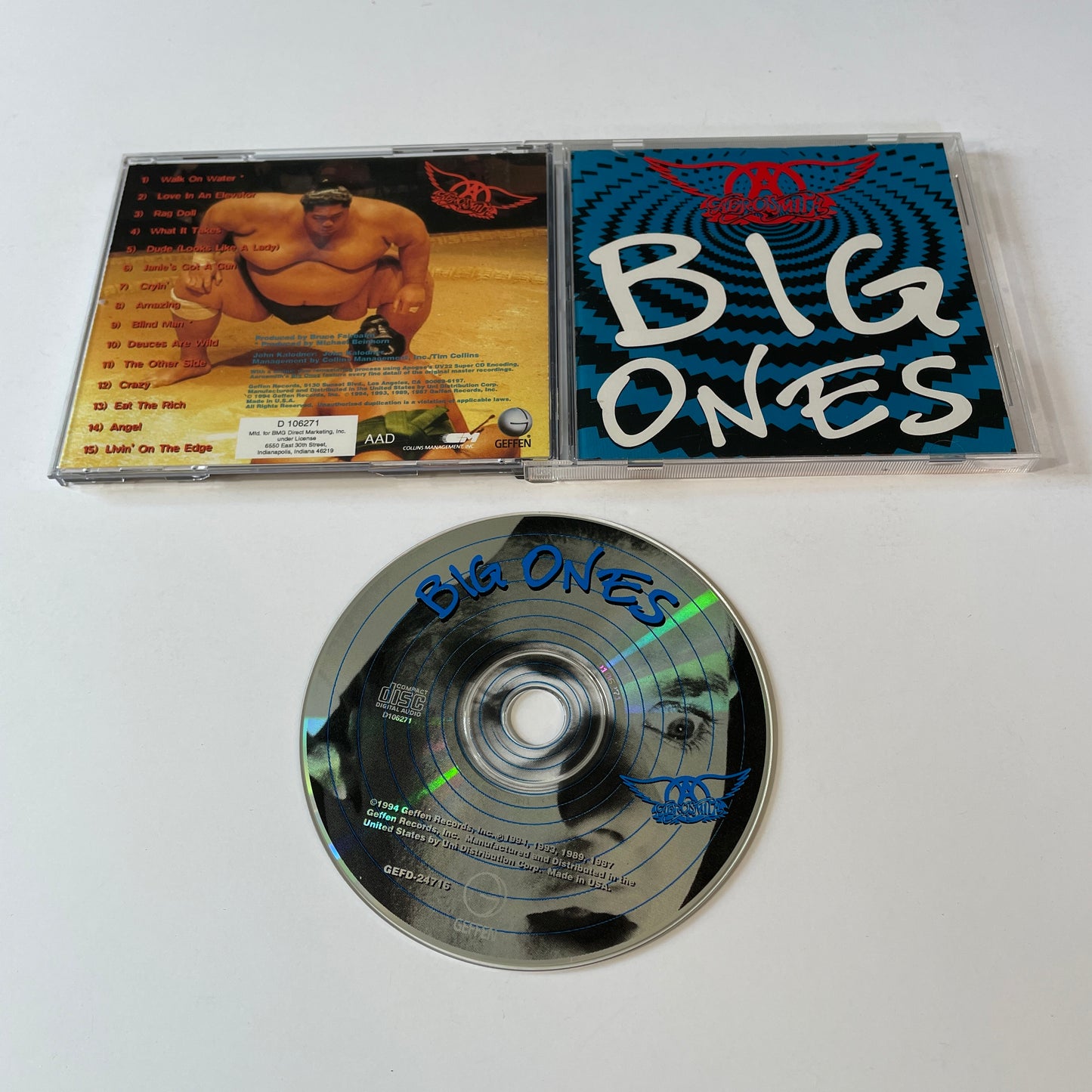 Aerosmith Big Ones Used CD VG+\VG+