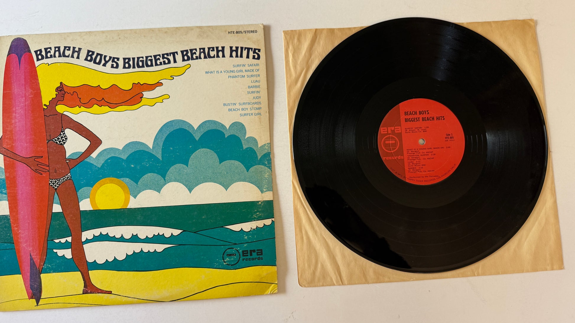 The Beach Boys Biggest Beach Hits Used Vinyl LP VG+\VG