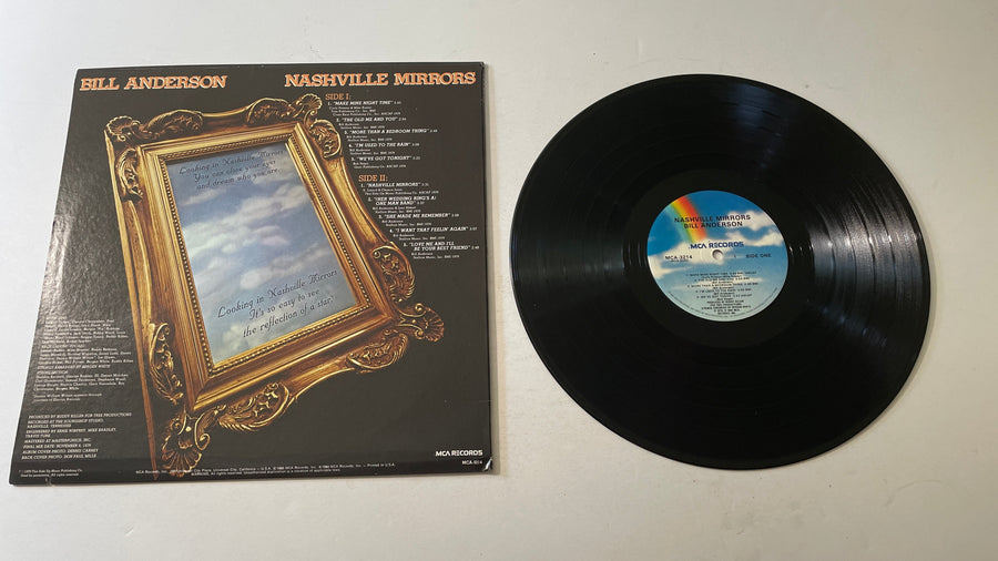 Bill Anderson Nashville Mirrors Used Vinyl LP VG+\VG+