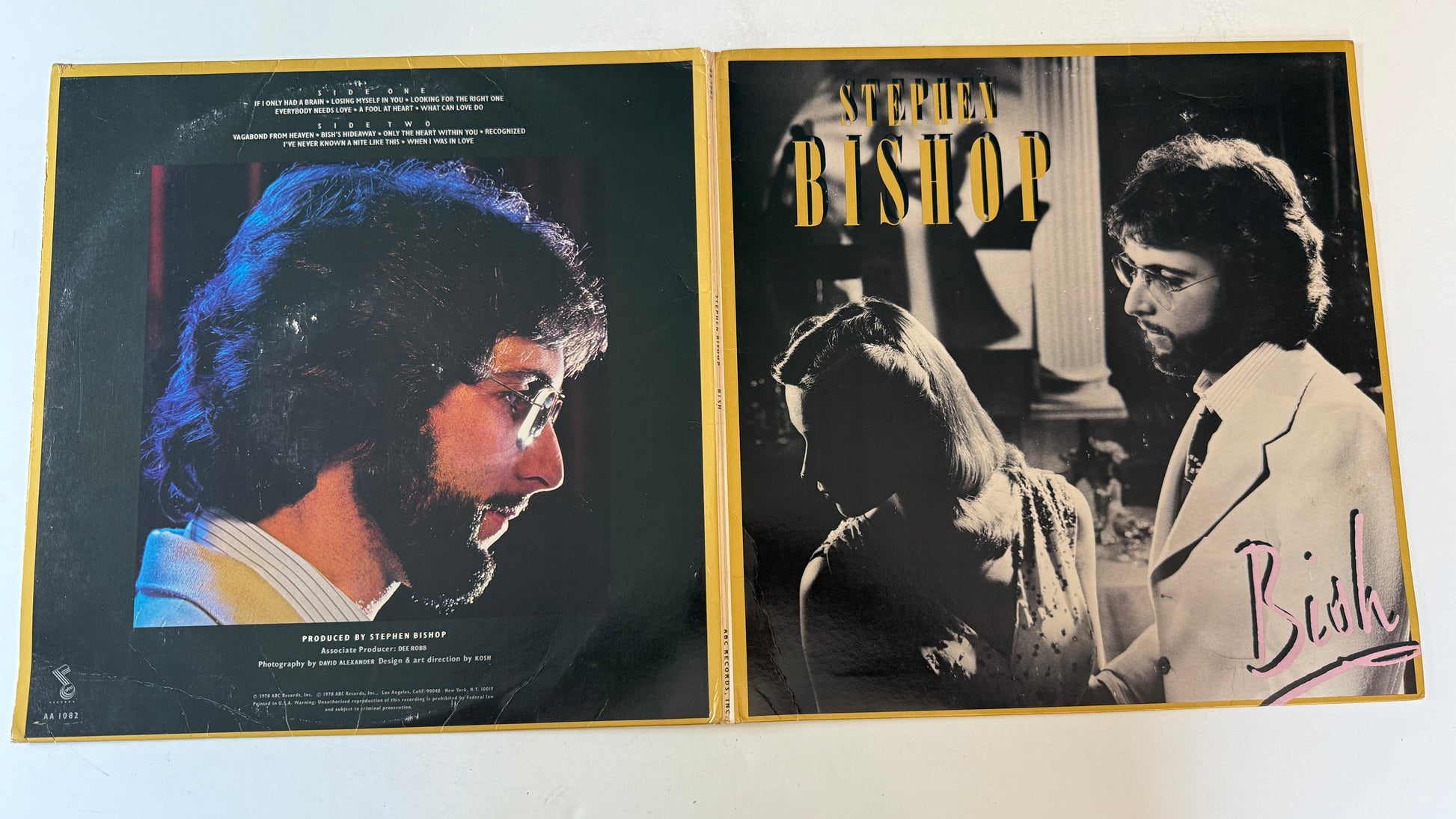 Stephen Bishop Bish Used Vinyl LP VG+\VG