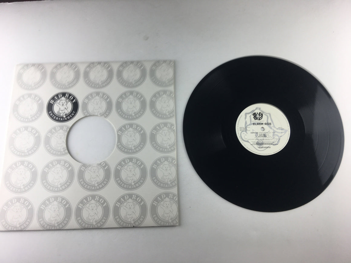 Black Rob Espacio 12" Used Vinyl Single VG+\VG+