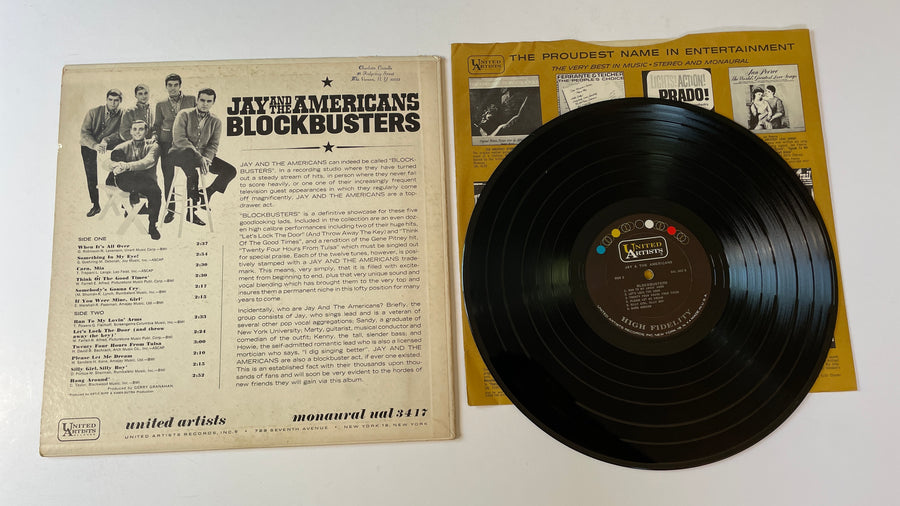 Jay & The Americans Blockbusters Used Vinyl LP VG+\VG