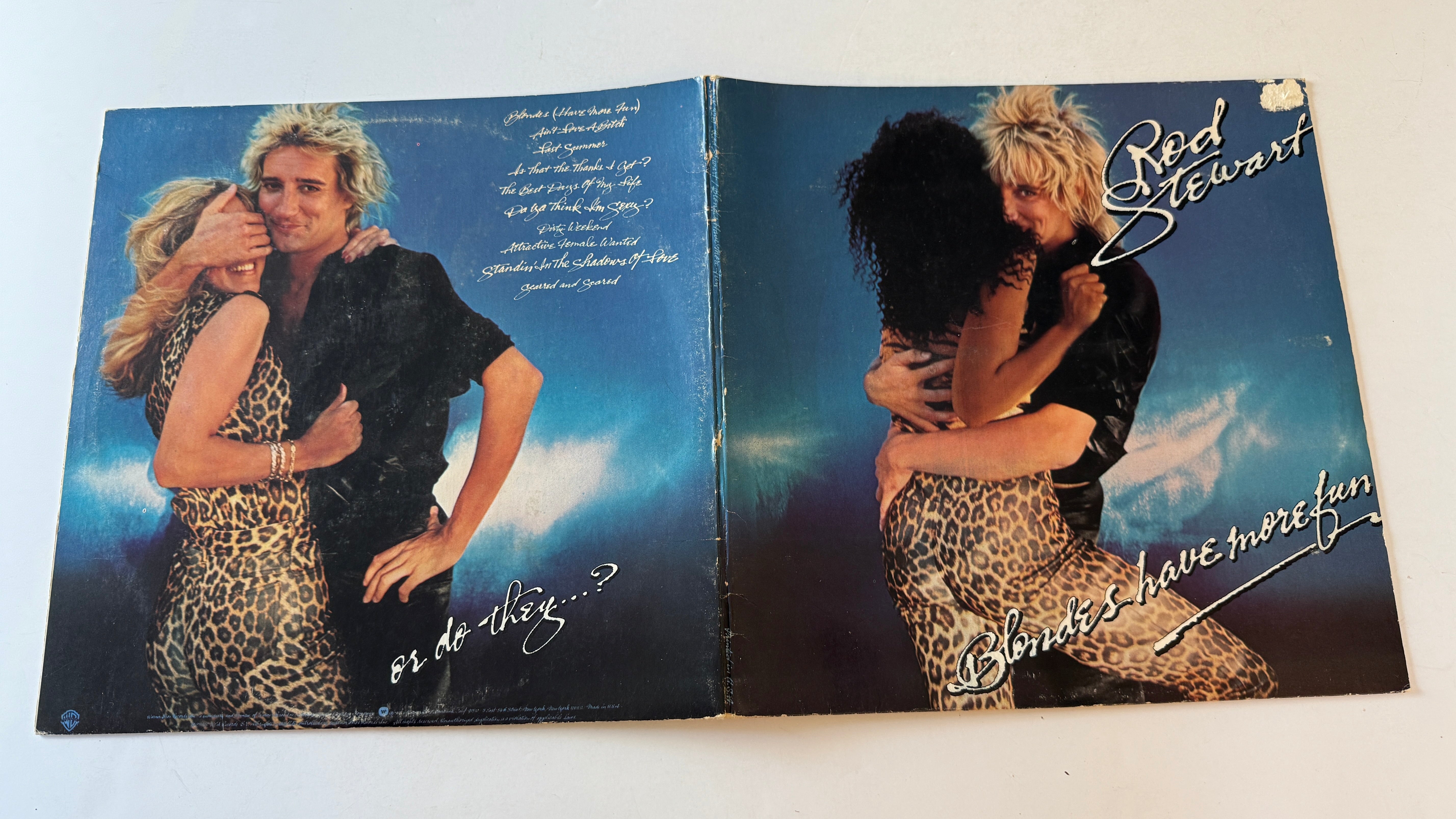 Rod Stewart Blondes Have More Fun Used Vinyl LP VG+\G+ – Slow Turnin Vinyl