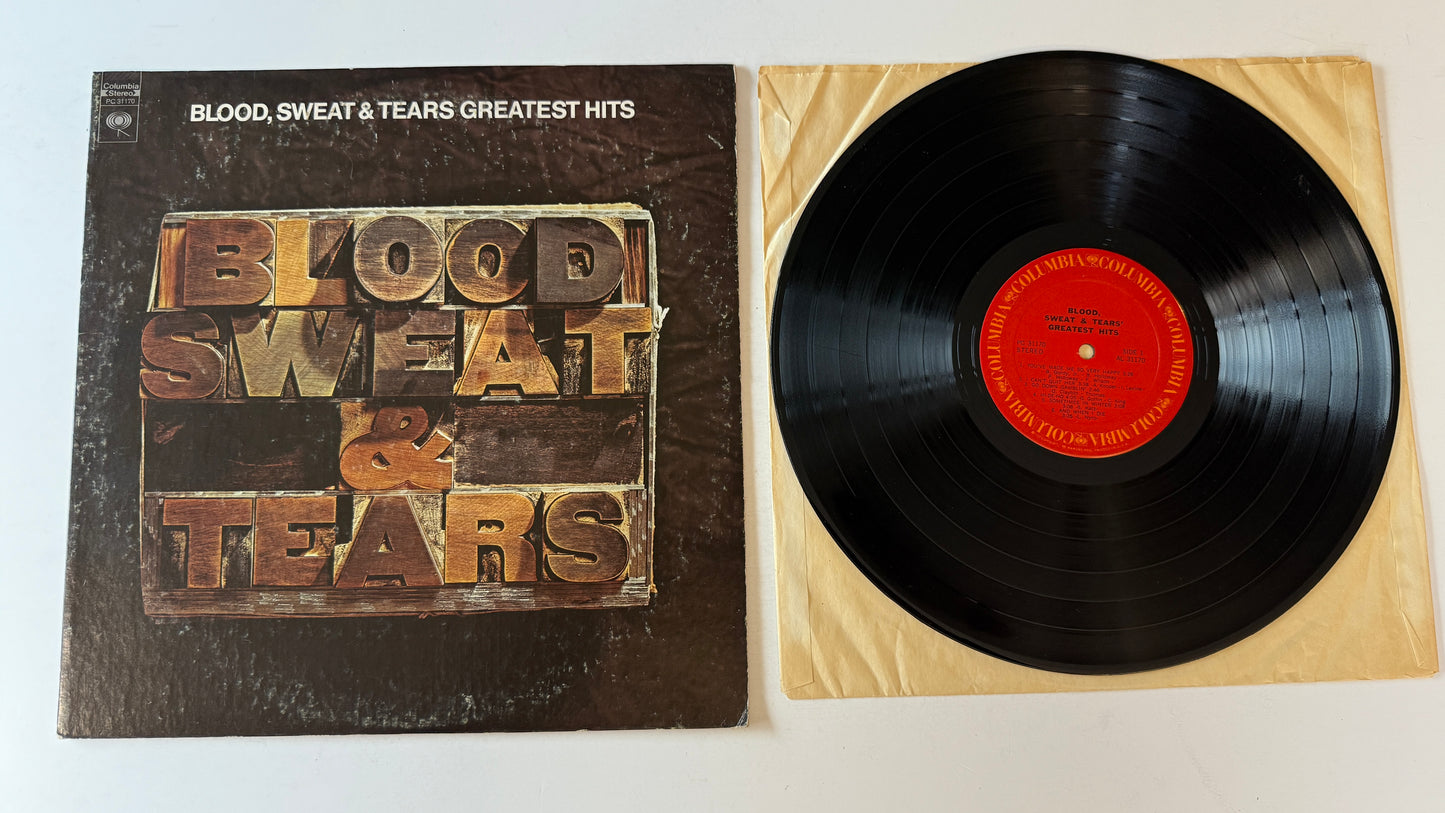 Blood, Sweat And Tears Blood, Sweat & Tears Greatest Hits Used Vinyl LP VG+\VG+