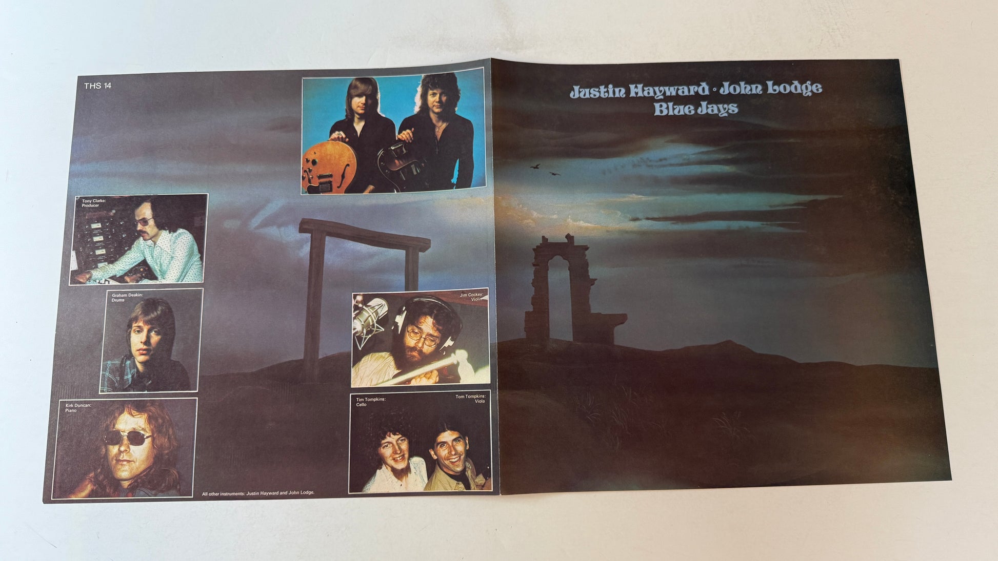 Justin Hayward Blue Jays Used Vinyl LP VG+\G+