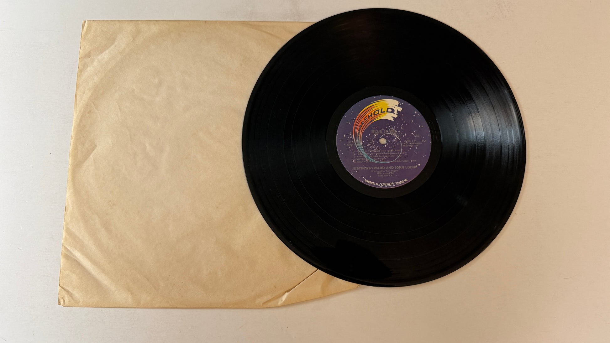 Justin Hayward Blue Jays Used Vinyl LP VG+\G+