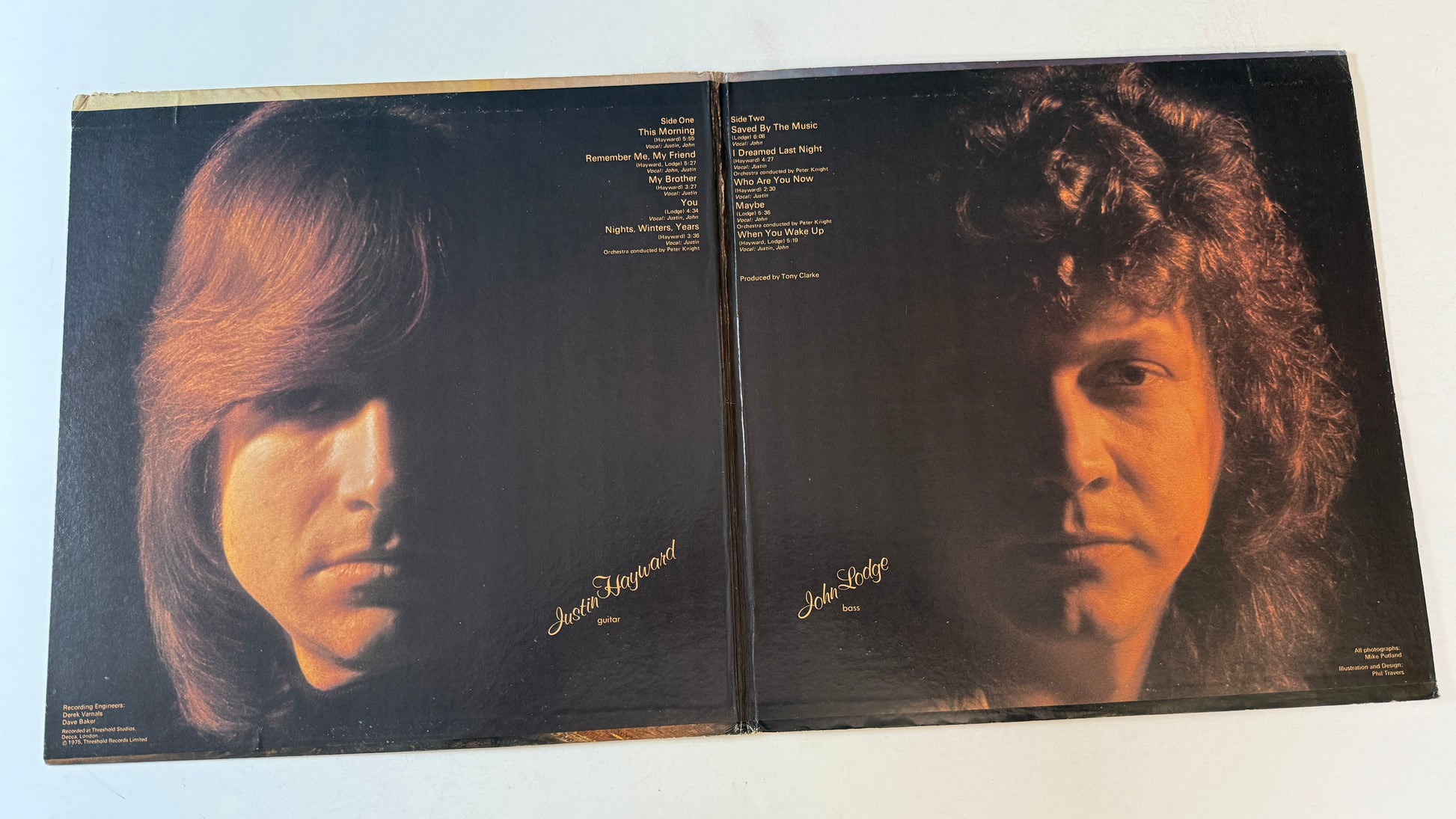Justin Hayward Blue Jays Used Vinyl LP VG+\G+