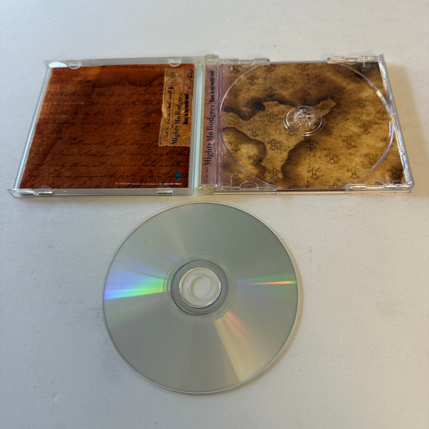 Mo Rodgers Blues Is My Wailin' Wall Used CD VG+\VG+