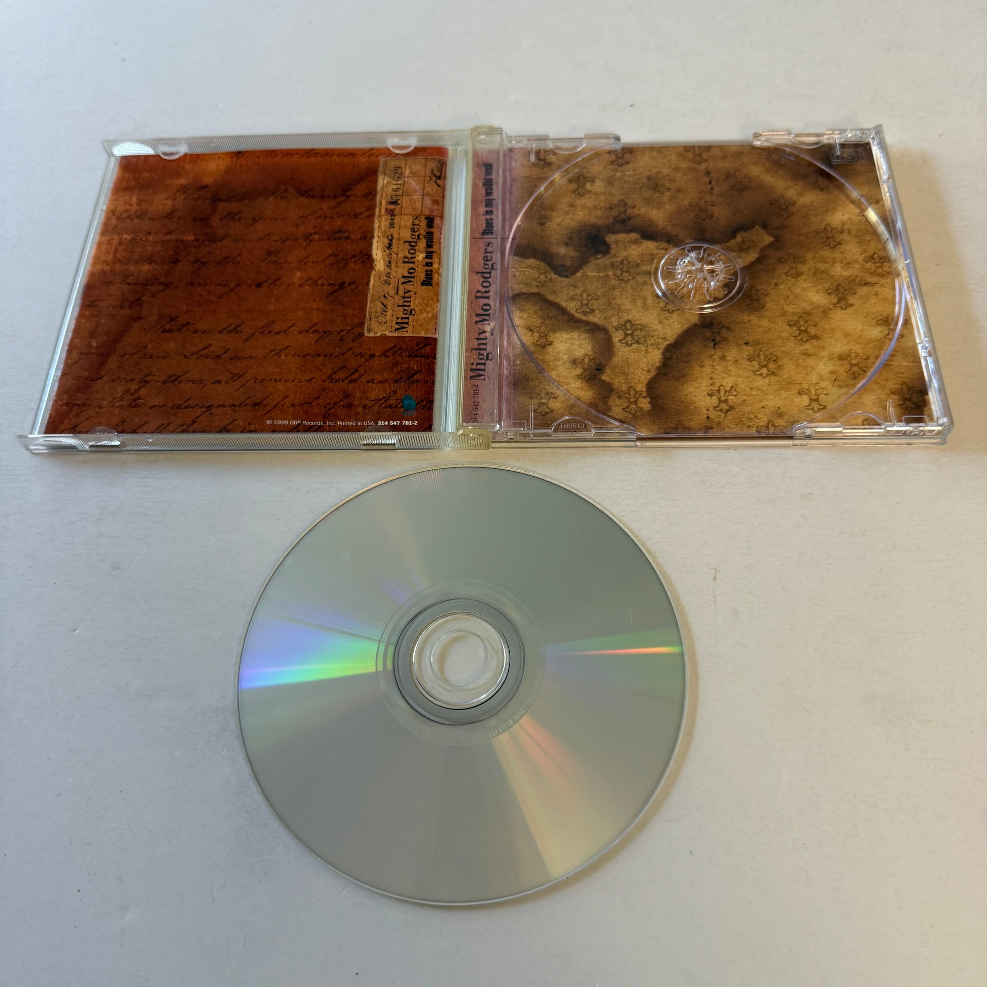 Mo Rodgers Blues Is My Wailin' Wall Used CD VG+\VG+