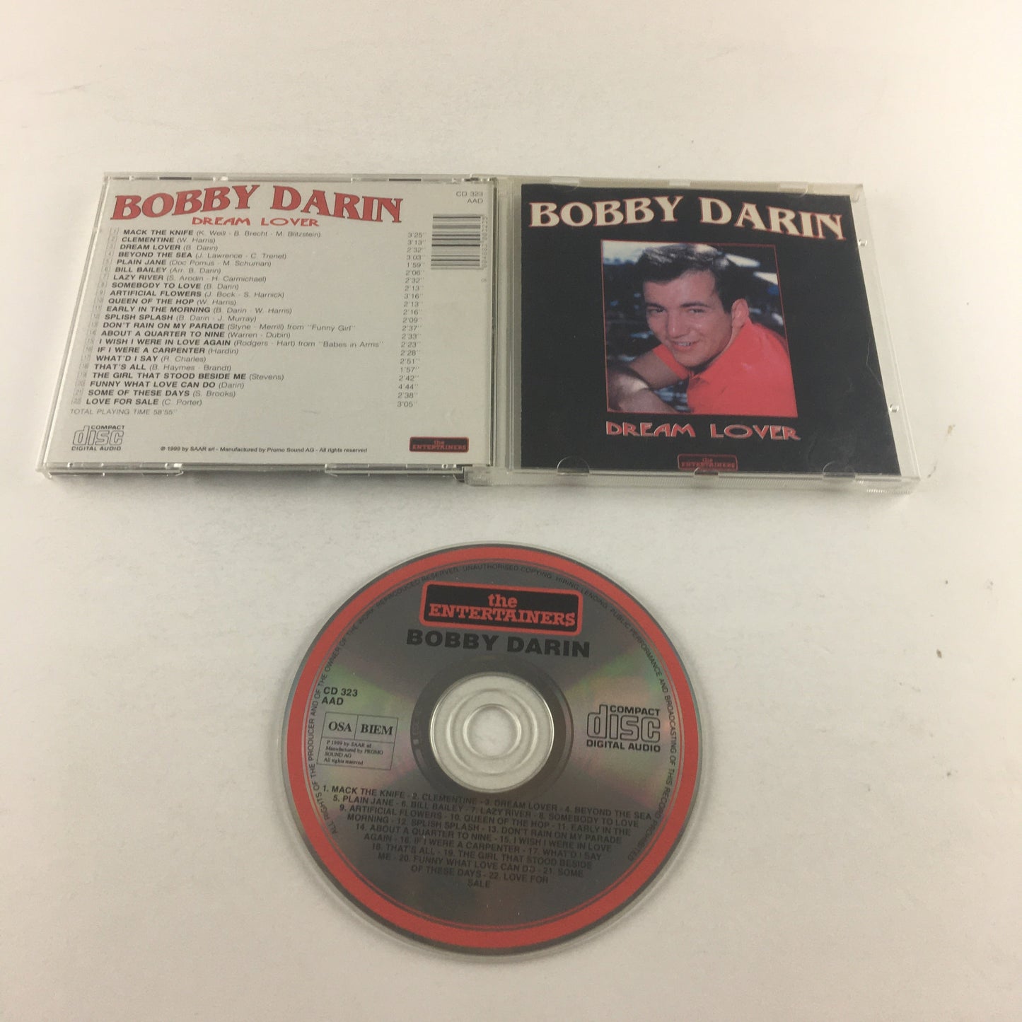 Bobby Darin Dream Lover Used CD VG+\VG+