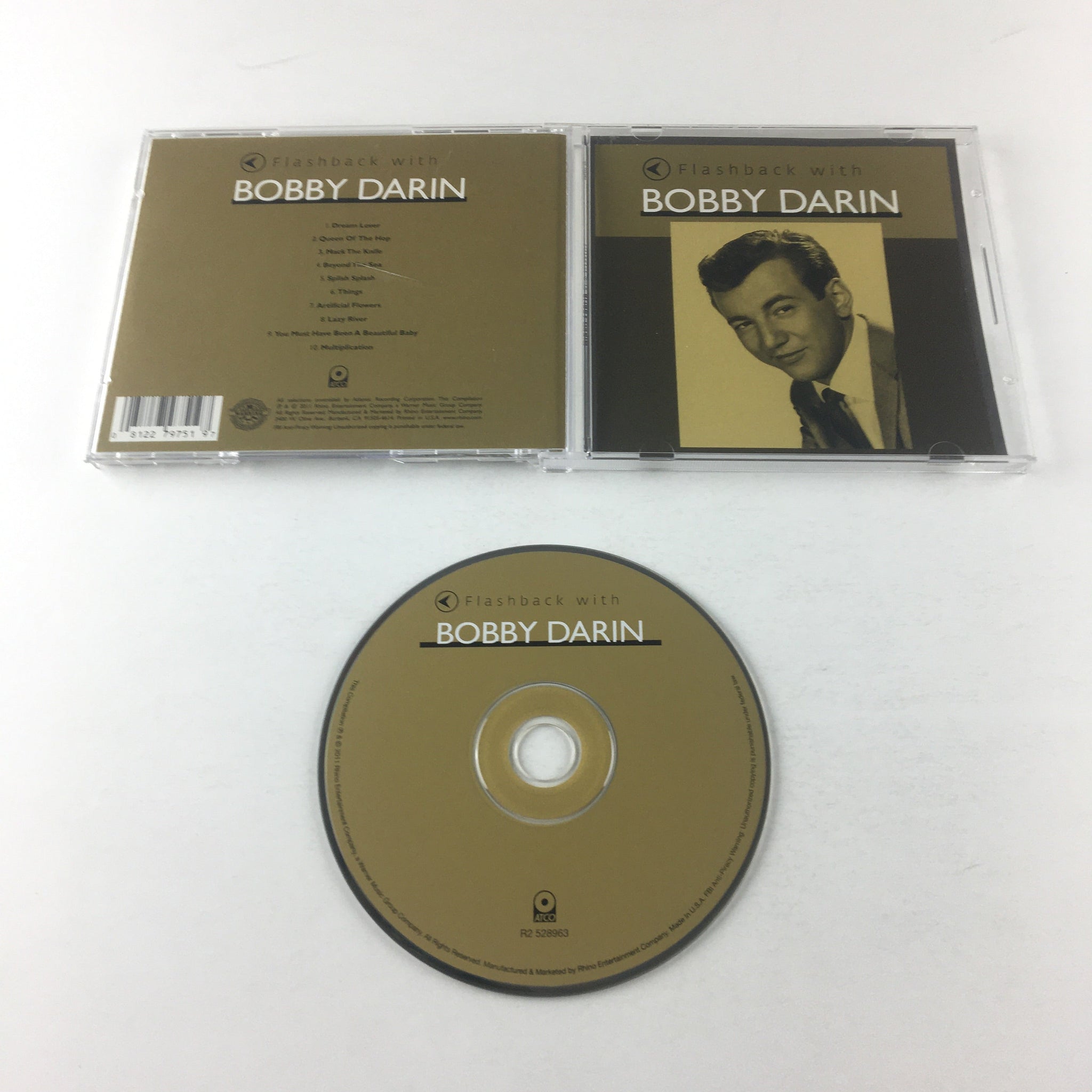 Bobby Darin Flashback with Bobby Darin Used CD VG+\VG+ - Slow