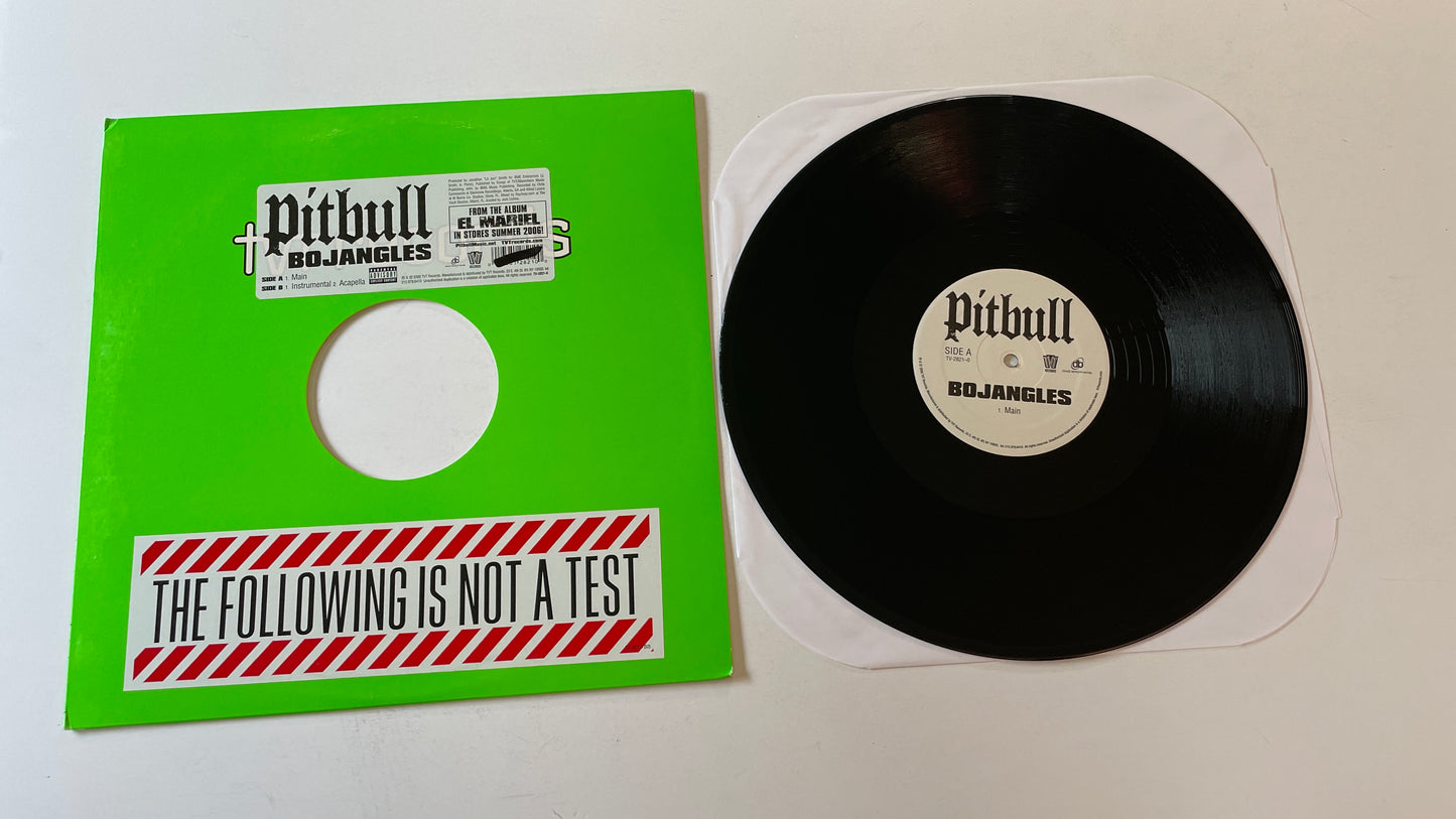 Pitbull Bojangles Used Vinyl 12" Single VG+\VG+