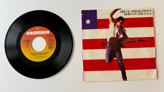 Bruce Springsteen Born In The U.S.A. Used 45 RPM 7" Vinyl VG+\