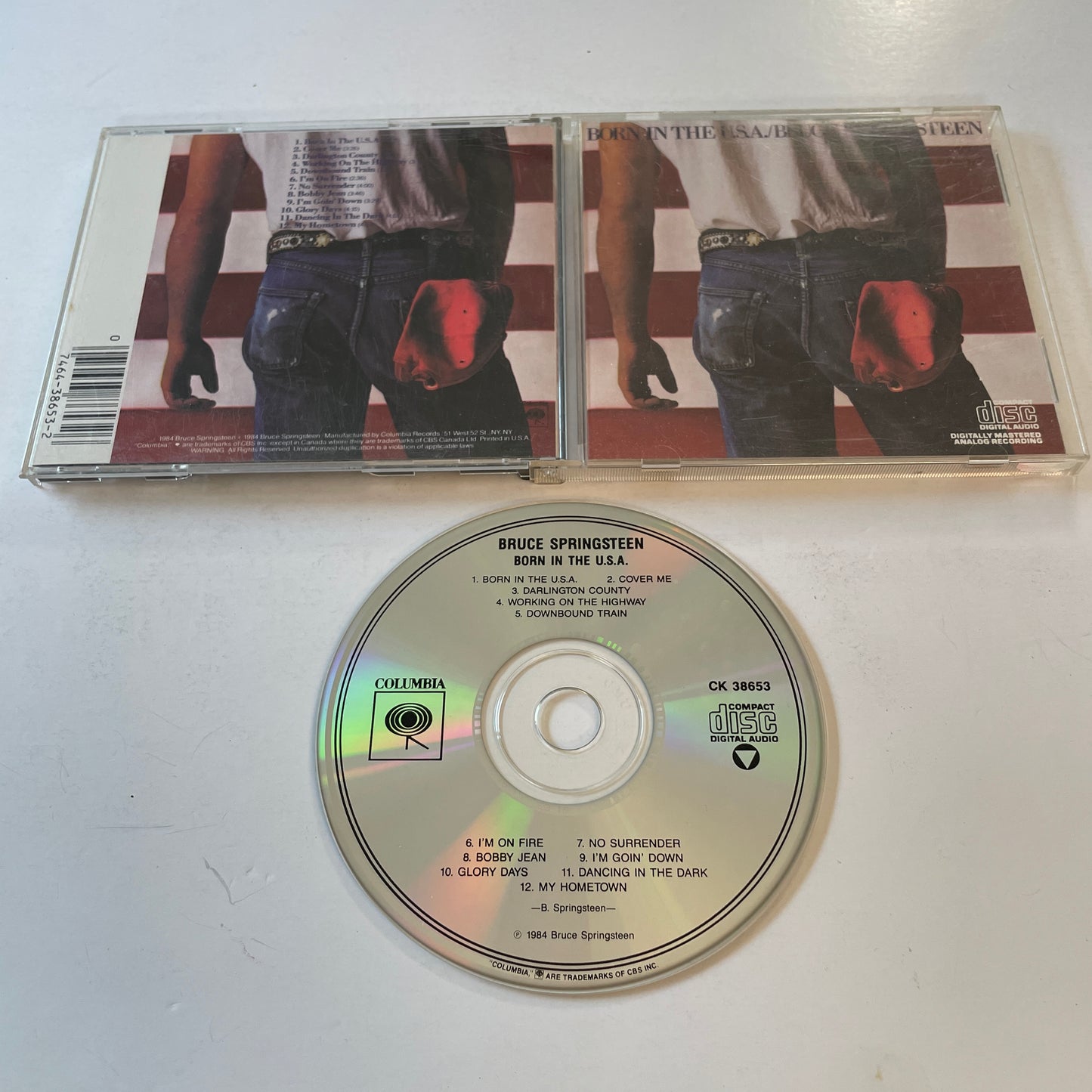 Bruce Springsteen Born In The U.S.A. Used CD VG+\VG+