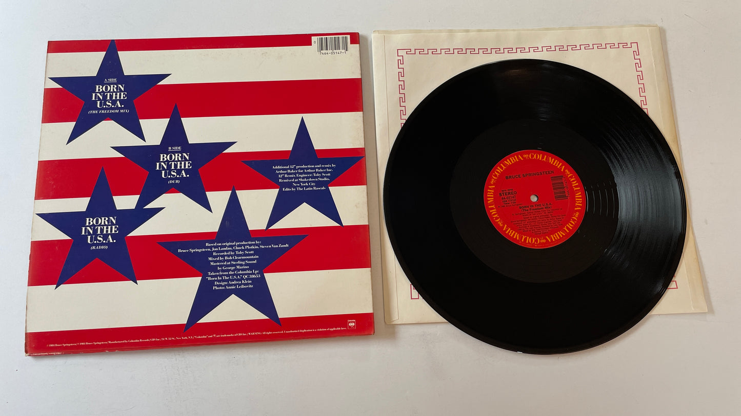 Bruce Springsteen Born In The U.S.A. 12" Used Vinyl Single VG+\VG