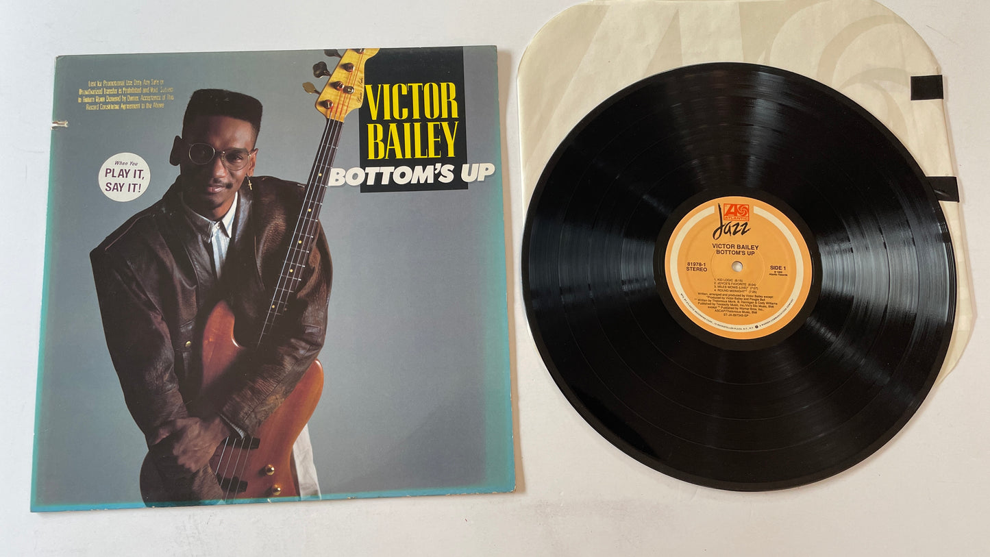 Victor Bailey Bottom's Up Used Vinyl LP VG+\VG