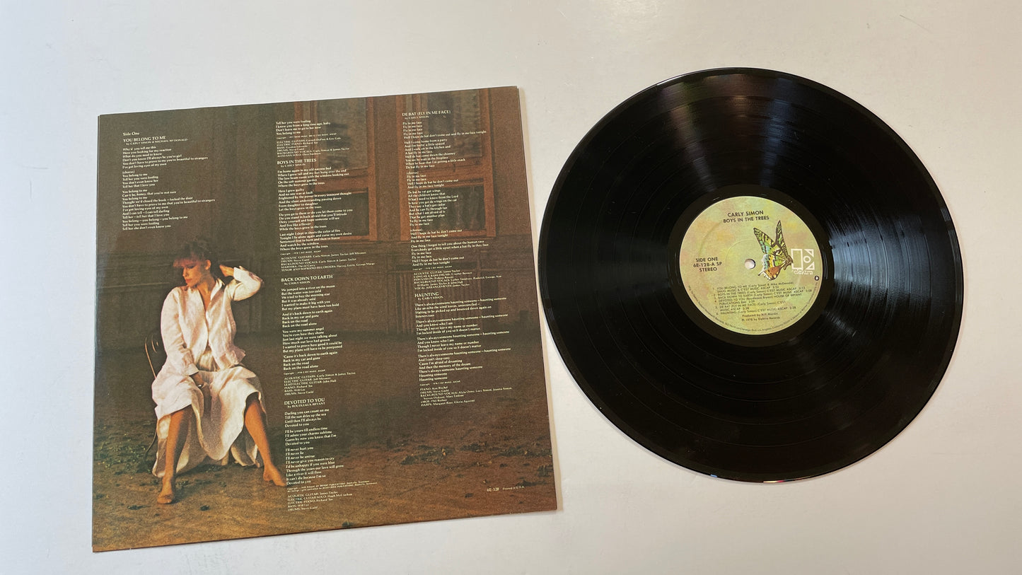 Carly Simon Boys In The Trees Used Vinyl LP VG+\VG+