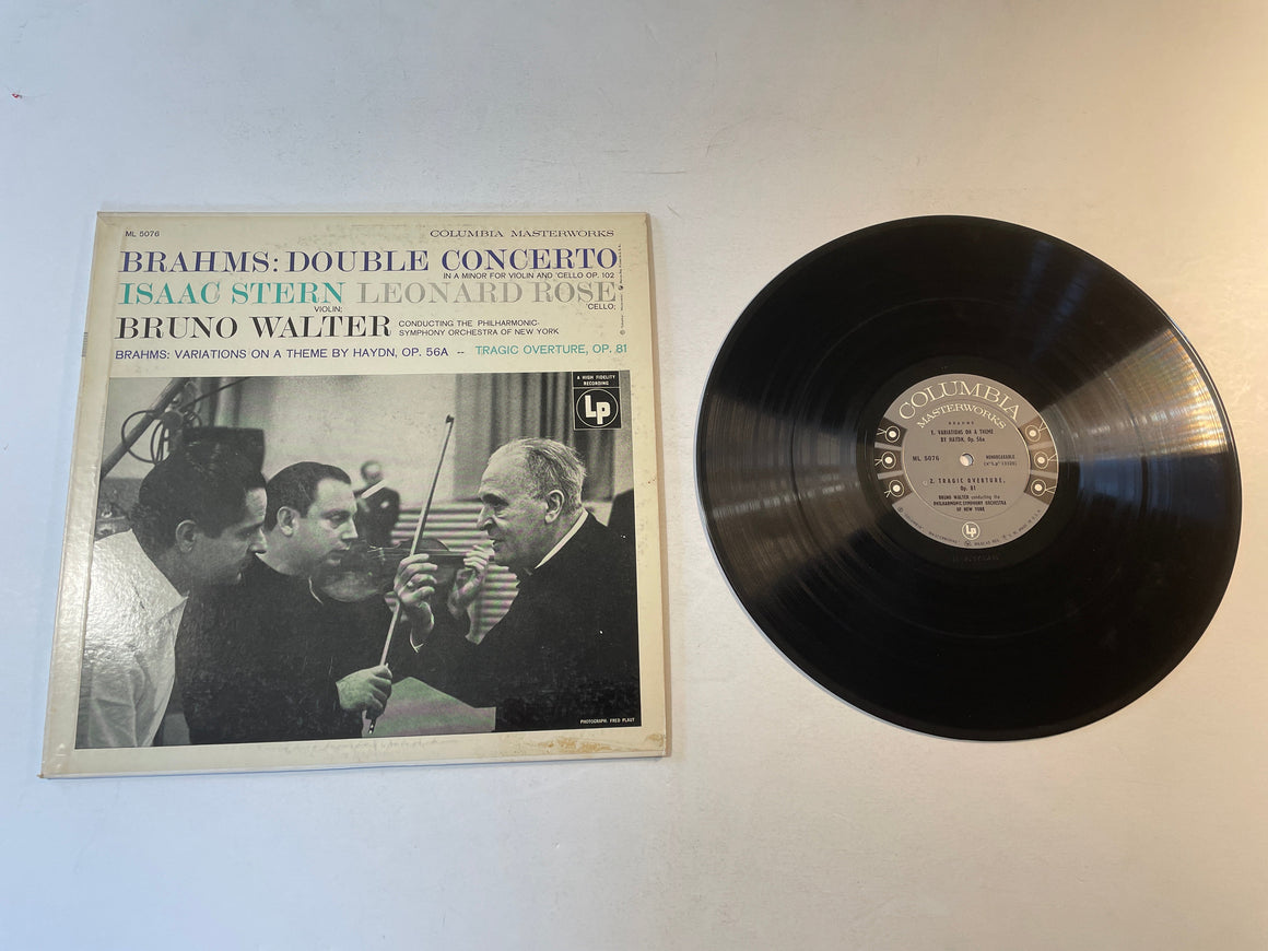 Brahms Bruno Walter Double Concerto In A Minor Used Vinyl LP VG+\VG