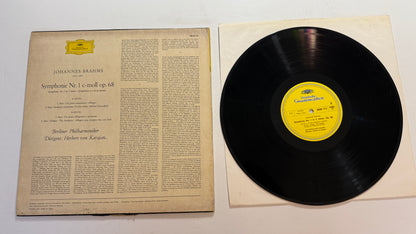 Herbert von Karajan Brahms: Symphonie Nr. 1 Used Vinyl LP VG+\VG