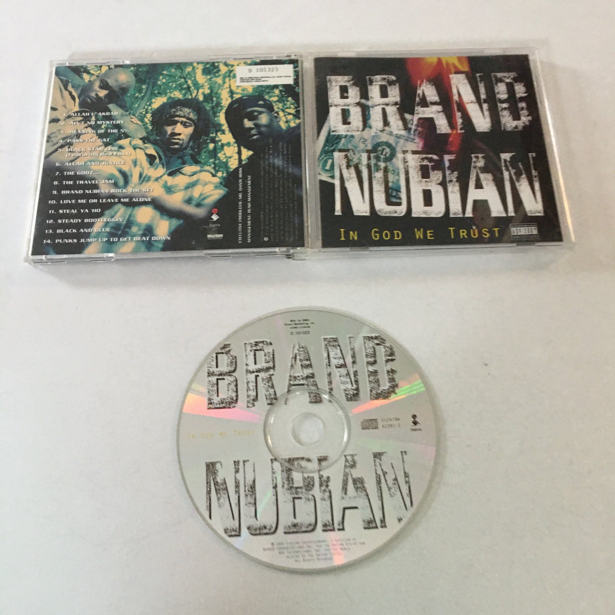 Brand Nubian In God We Trust Used CD VG+\VG+