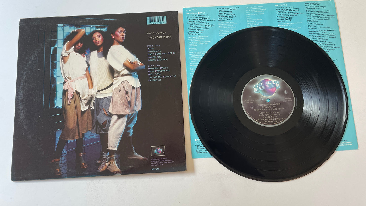 Pointer Sisters Break Out Used Vinyl LP VG+\VG