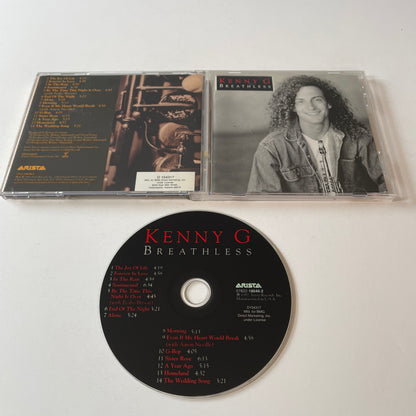 Kenny G Breathless Used CD VG+\VG+