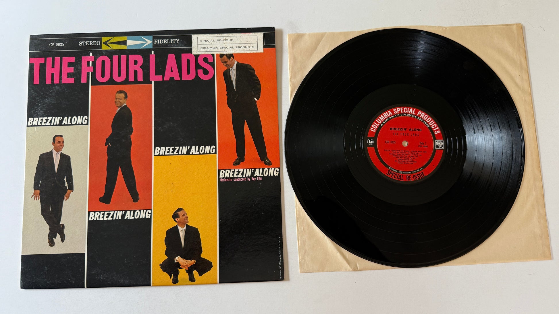 The Four Lads Breezin' Along Used Vinyl LP VG+\VG