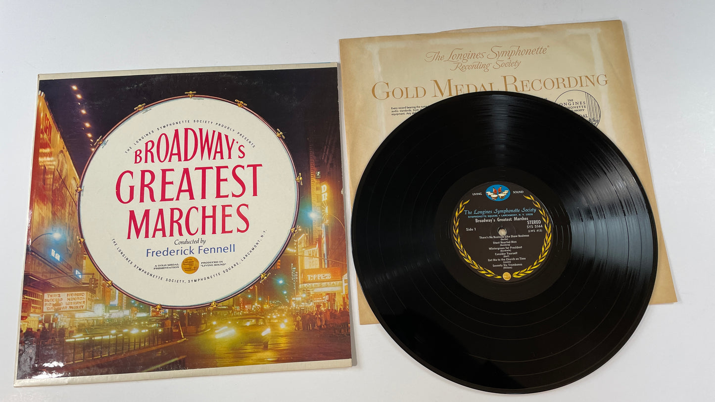 Frederick Fennell Broadway's Greatest Marches Used Vinyl LP VG+\VG+
