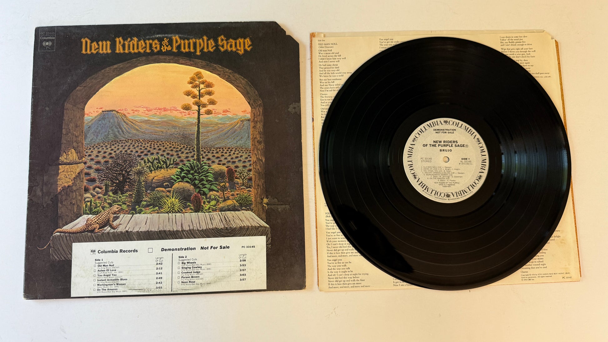 New Riders Of The Purple Sage Brujo Used Vinyl LP VG+\G+